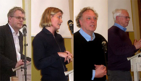 Peter Mose, Anna Libak, Stig Andersen og Egon Clausen.